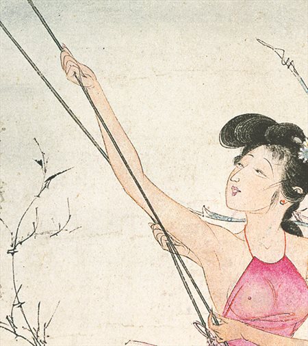 盘锦-胡也佛的仕女画和最知名的金瓶梅秘戏图